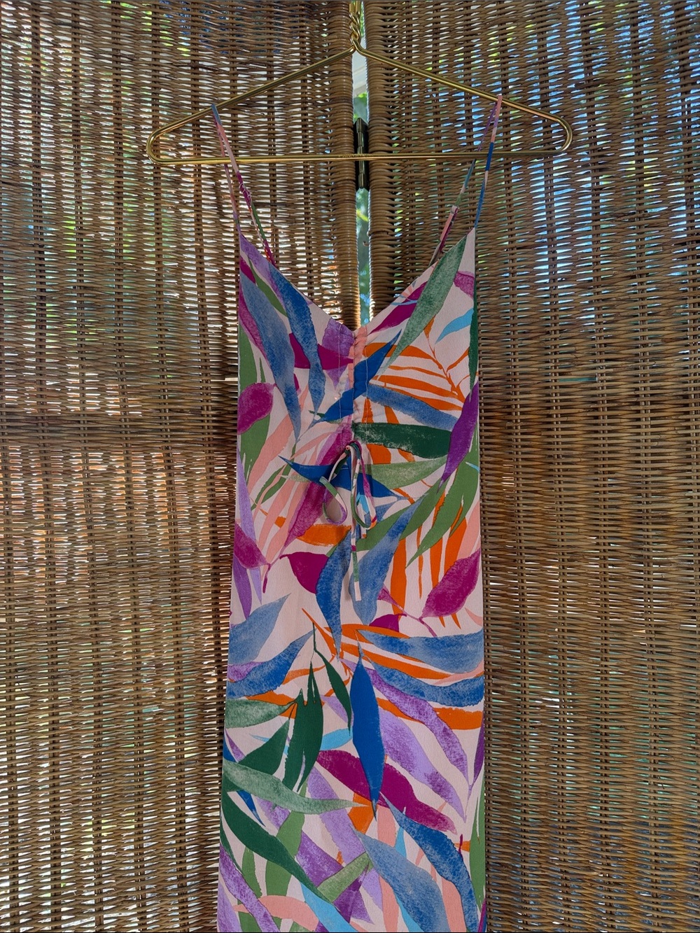 Tropical Print Dress